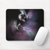 Hübsches rosa Rosen-Fraktal Mousepad (Mit Mouse)