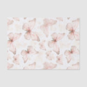 Hübsches Rosa Schmetterlinge Brautparty Seidenpapier (Vorderseite)