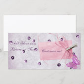 Hübsches rosa Schmetterlingsdesign (Vorne/Hinten)
