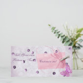 Hübsches rosa Schmetterlingsdesign (Stehend Vorderseite)