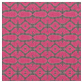 Hübsches rosa schwarzes Muster Stoff (Nahaufnahme)