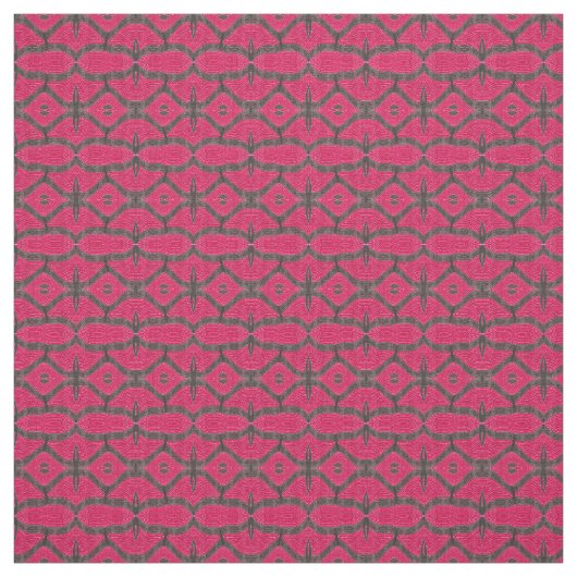 Hübsches rosa schwarzes Muster Stoff (Muster)