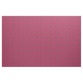 Hübsches rosa schwarzes Muster Stoff (Fat Quarter (45,7 x 55,9 cm))