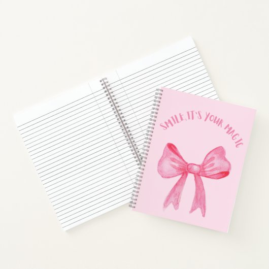 Hübsches rosa Spiralheft mit Bugs Notizblock (Innenseite)