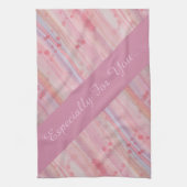 Hübsches rosa Teetuch Küchentuch (Vertikal)