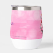 Hübsches Rosa und Gold Ice Creme Cone Personalisie (Rechts)