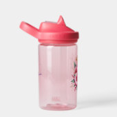 Hübsches Rosa und Gold Ice Creme Cone Personalisie Trinkflasche (rechts)