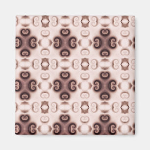 hübsches rosa und lila Muster Magnet