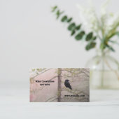 Hübsches Rosa und Pfeil Visitenkarte (Stehend Vorderseite)