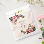 Hübsches Rosa und rote Rosen Hochzeit Geschenktütchen (Versiegelt)