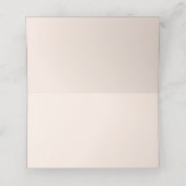 Hübsches Rosa und rote Rosen Hochzeit Platzkarte (Innenseite Aufgefaltet)