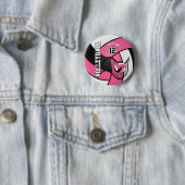 Hübsches Rosa und Weiß Button (Beispiel)