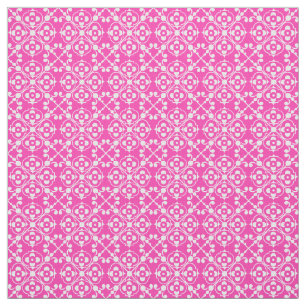 Hübsches rosa und weißes Muster Stoff