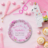 Hübsches Rosa unter dem Meeresmädchen zum Geburtst Pappteller (Party)