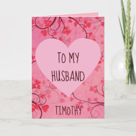 Hübsches rosa Valentinherz für ein Phantastisches Feiertagskarte