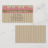 hübsches Rosa:: Visitenkarte (Vorne/Hinten)