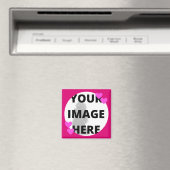 Hübsches Rosa wirft das Bild auf Magnet (In Situ (Geschirrspüler))