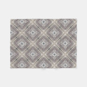 Hübsches rosafarbenes Aztekemuster Inspiriert Must Fleecedecke (Vorderseite (Horizontal))