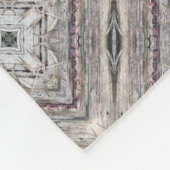 Hübsches rosafarbenes Aztekemuster Inspiriert Must Fleecedecke (Ecke)