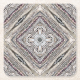 Hübsches rosafarbenes Aztekemuster Inspiriert Must Rechteckiger Pappuntersetzer