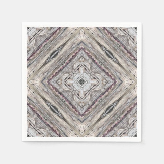 Hübsches rosafarbenes Aztekemuster Inspiriert Must Serviette (Vorderseite)