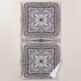 Hübsches rosafarbenes Aztekemuster Inspiriert Must Strandtuch