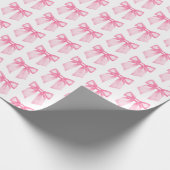 Hübsches rosafarbenes Papier Geschenkpapier (Ecke)