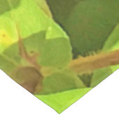 Hübsches Round Pink Zinnia im Sommergarten Tischdecke (Schrägansicht)