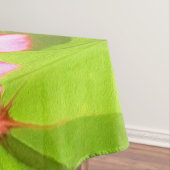 Hübsches Round Pink Zinnia im Sommergarten Tischdecke (Beispiel)