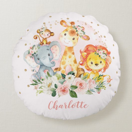 Hübsches Rundes Kissen (Vorderseite)