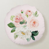 Hübsches Rundes Kissen (Rückseite)