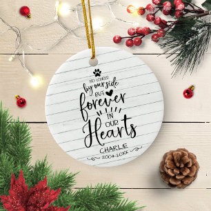 Hübsches rustikales Katzen- oder Hunde-Foto-Memori Keramik Ornament