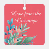 Hübsches rustikales Landhaus Ornament Aus Metall (Rückseite)