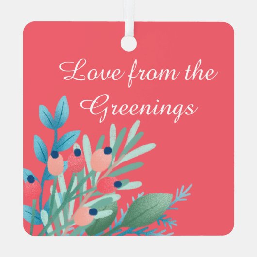 Hübsches rustikales Landhaus Ornament Aus Metall (Rückseite)