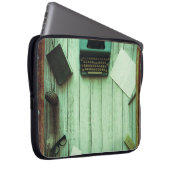 Hübsches rustikales laptopschutzhülle (Vorne Rechts)