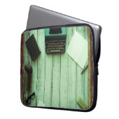 Hübsches rustikales laptopschutzhülle (Vorderseite Links)