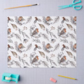 Hübsches rustikales Winterspießgeschenk Seidenpapier (Basteln)