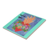Hübsches Sacro Herzfarbe TILE 4 x 4 Fliese (Seite)