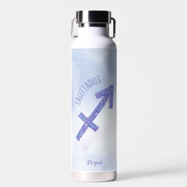 Hübsches Sagittarius Unterschrift Custom Lila Astr Trinkflasche