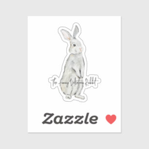 Hübsches Samtkaninchen Aufkleber