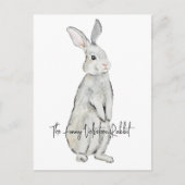 Hübsches Samtkaninchen Postkarte (Vorderseite)