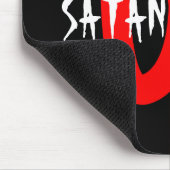 Hübsches Satan-Mauspad mit roter Teufel-Gabel Mousepad (Ecke)