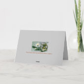 Hübsches Schlafkitt Karte (Rückseite)