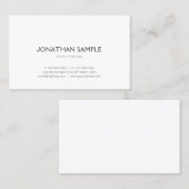 Hübsches schlankes Grafikdesign Modernes, Schlicht Visitenkarte (Vorne/Hinten)