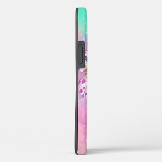 Hübsches Schmetterlingsdesign mit gemischten Paste Case-Mate iPhone Hülle (Rückseite / Rechts)