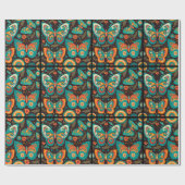 Hübsches Schmetterlingspapier Geschenkpapier (Flach)