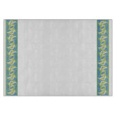 Hübsches Schneidebrett: Lilies of the Valley, Blue Schneidebrett (Vorderseite)