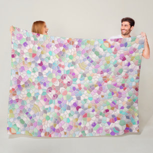 Hübsches Schneidglas Fleecedecke