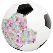Hübsches Schneidglas Fußball (Dreiviertel)