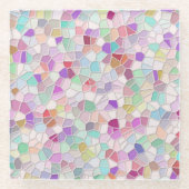 Hübsches Schneidglas  Glasuntersetzer (Vorderseite)